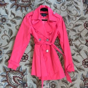 Pink Trench Coat- Express